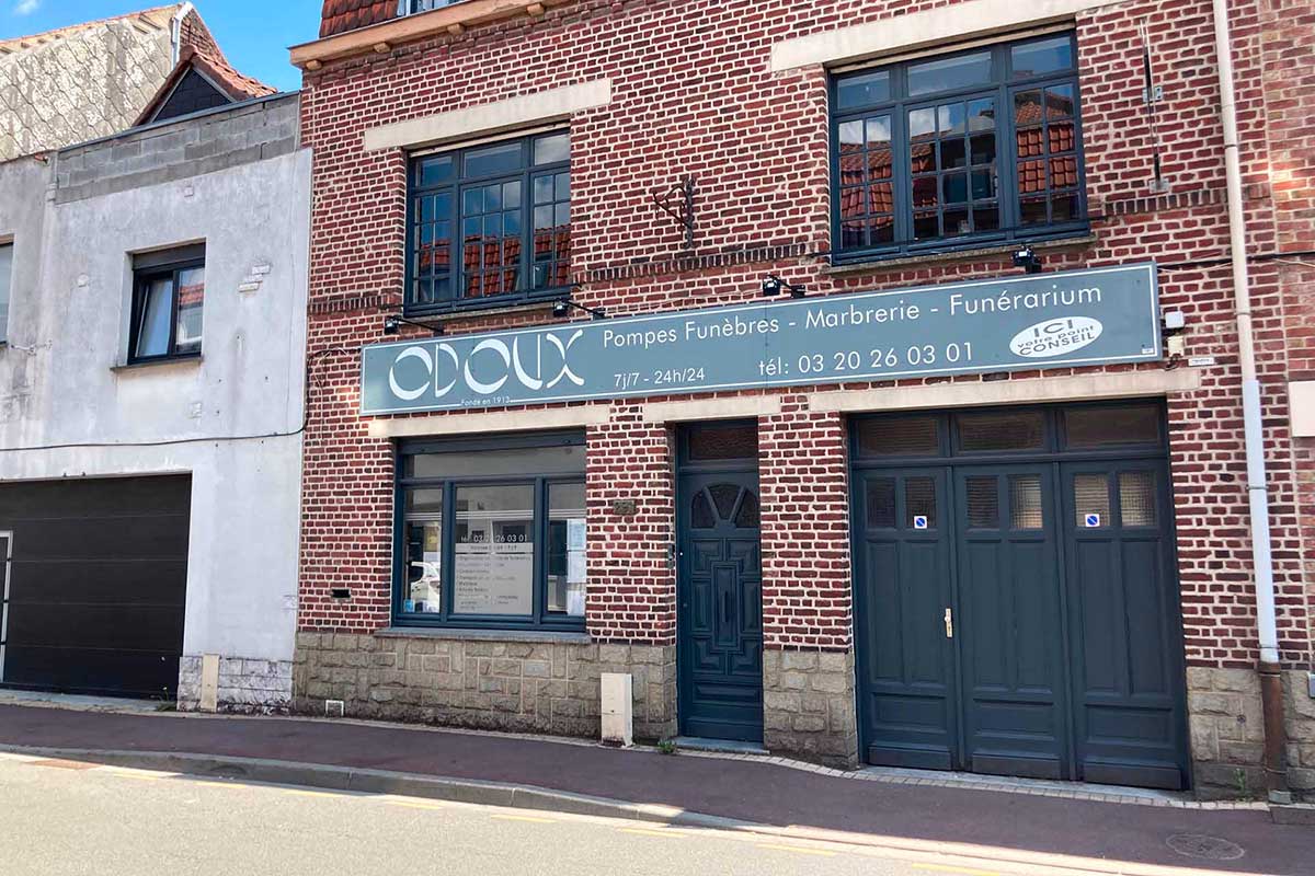 Pompes funèbres Odoux, agence de Tourcoing